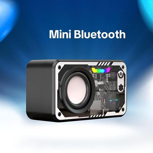 ZARSYN Mini Portable Wireless Bluetooth Speaker with RGB LED Lights - Heavy Bass, Loud Sound, USB Rechargeable, Compact Design for Travel & Home Item | Buy ZARSYN Mini Portable Wireless Bluetooth Speaker with RGB LED Lights - Heavy Bass, Loud Sound, USB Rechargeable, Compact Design for Travel & Home | SPOP Enterprise Global